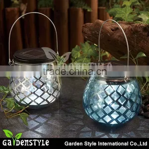 Holiday Festival Decorative Sun Glass Jar Bottle Solar Led Hanging Light thumbnail-1