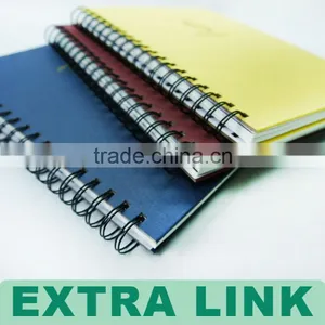 Brown Soft Cover Notebook, Whole Sale Pu Leather Notebook With Silver Stamping Logo On The Cover thumbnail-1