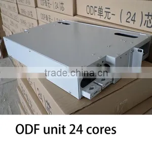 China Supplier Fiber Optic Equiment 19 Inch Rack Mounted ODF Unit Box 24 Core thumbnail-4