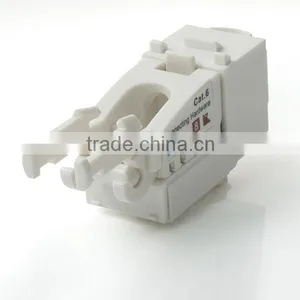 Network Solution Category 6A 90Degree UTP RJ45 Modular Keystone Jack With Dust Door thumbnail-5