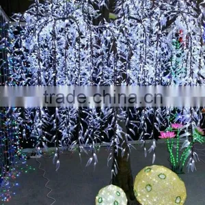 3.5m Tall Led Willow Tree Light for Wedding Decoration Tree thumbnail-1