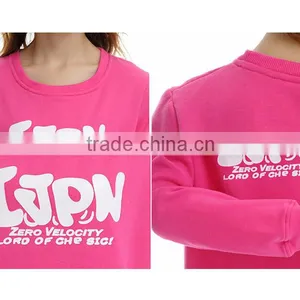 Girl's Fleece Hoodie Sweater With Logo Printed thumbnail-3
