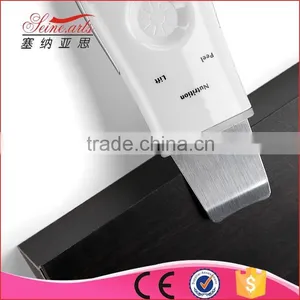 White Ultrasoinc Skin Scrubber With Lithium Battery Lw-016 thumbnail-1