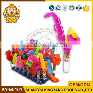 Saxophone Toy Candy With Balloon,sweet Candy Toys thumbnail-1