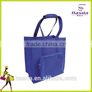 Non Woven Wine Bag for Sale,wine Bottle Bag With Front Pocket,promotional Wine Bag With Zipper thumbnail-1