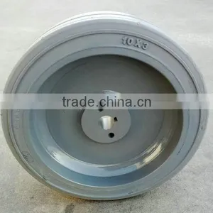10x3 10x4 Non-Marking Tyre SCISSOR LIFT WHEEL & TIRE ASSEMBLY PART for Genie GR-12, GR-15, GR-20 thumbnail-2