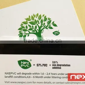 Factory Price Oxo Biodegradable Blank PVC Sheet for Card Making thumbnail-6