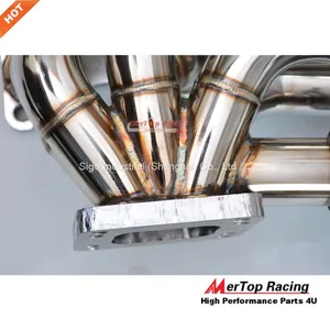 Mertop 3mm Schedule 40 Manifold for M30 T4/T3 Turbo E30/E32/E34/E28/E24/E23/E9+MVR44 44mm V-Band Water Cold Wastegate thumbnail-4