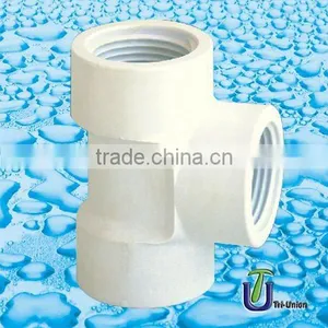 PVC Female Tee F/F/F BS 4346 /PVC Tee /plastic Tee thumbnail-1