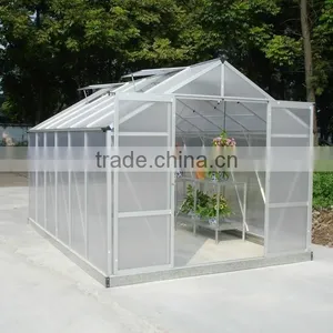 Super Gorgeous 6mm Bayer Polycarbonate Garden Greenhouse for Sale HX66series thumbnail-1