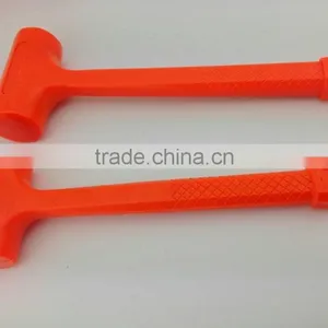 Orange Different Style Hammers 24 oz Dead Blow Hammer Rubber Mallet Size With Free Samples Hand Tools thumbnail-4