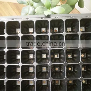 128 Cell Black PS Plastic Horticulture Plant Nursery Seed Starting Tray Manufactory Price thumbnail-3