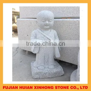 Lovely Stone Monk Buddha Statue With Package thumbnail-1