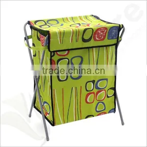 Canvas Laundry Hamper Box, Foldable Laundry Bag thumbnail-1