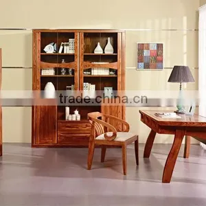 High Taste of Home Office Room Wooden Computer Desk With Bookcase thumbnail-1
