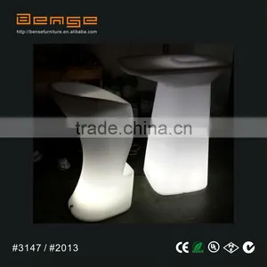 2013 LED Illuminated Furniture / 2013 Spain LED Bar Table With LED Bar Stool thumbnail-2