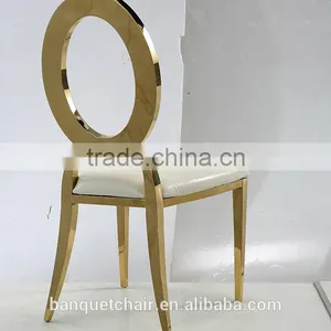 European Fashion Modern Stainless Steel Dining Chair for Sale thumbnail-5