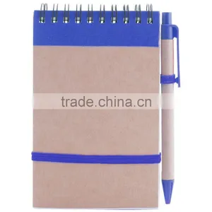 Custom Promotional Wholesale Spiral Notebook With Pen thumbnail-4