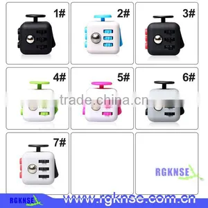 2017 Rgknse Newest Fidget Cube Mini Desk Toy Magic Cube Free Shipping Relieves Stress Cube thumbnail-1