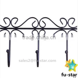 PN Decorative Over the Door 5 Hook Rack Organizer / Hanger Clothes at Office/Home Metal Hooks for Clothes Hanger thumbnail-5