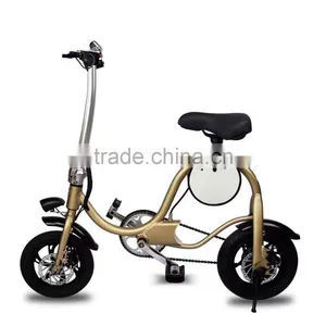 Latest New Arrival Electric S1 Smart Mini Folding Bicycle, Best Mini Portable Folding Electro Bicycle, Aluminum Alloy E-bicycle thumbnail-1
