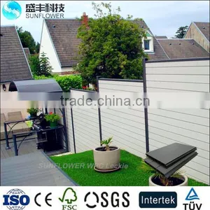 High Standard Outdoor Wpc Fencing Supplier Outdoor Composite Wood Fencing Wall thumbnail-1