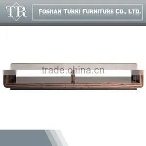 Modern Nature Marble/travertine on Top Wooden TV Stand thumbnail-1