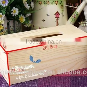 Hot Sell Wooden Natural Tissue Box thumbnail-2