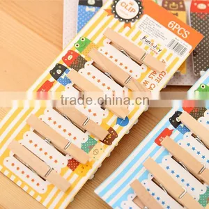 Lovely Wooden Memo Clip,photo Clip thumbnail-3