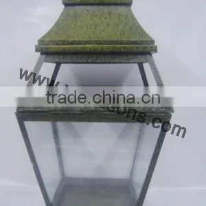 Colorful Windproof Lightweight Metal Candle Lantern thumbnail-5