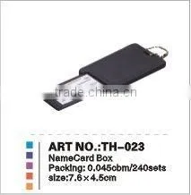 Plastic Business Card Holder With Keychain Good as a Promotion Gift thumbnail-1