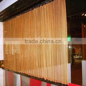 Flexible, Wave Metal Drapery Stainless Wire Mesh thumbnail-1