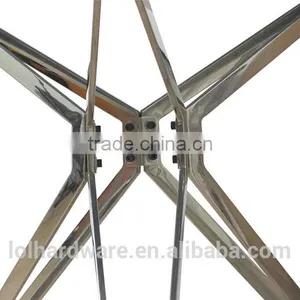 New Model Living Room Furniture,Stainless Steel Coffee Table With Tempered Glass Top thumbnail-4