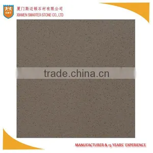 Pure Brown Artificial Quartz Stone With Polishing thumbnail-1