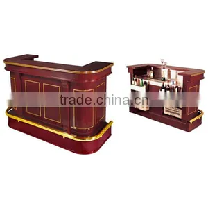 Mobile Bar, Round Edge Bar Cabinet (T-19) thumbnail-1