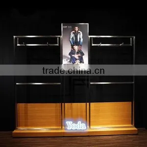 Wall Mount Clothing Display Shelf for Men's Garment Store thumbnail-2