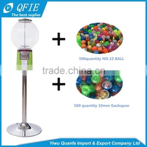 High Quality Small Aluminium Alloy Coin-operated Vending Machines for 32mm Bouncy Ball or 32mm Capsules thumbnail-6