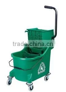 Red Wringer Bucket ,Mop Bucket With Wringer,bucket With Divider33L thumbnail-2