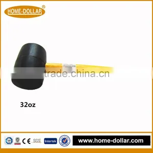 16OZ Black Headed Rubber Mallet thumbnail-4