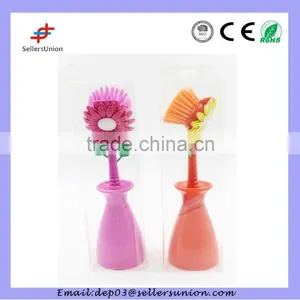 2015 New Plastic Brush With Sunflower Design thumbnail-1