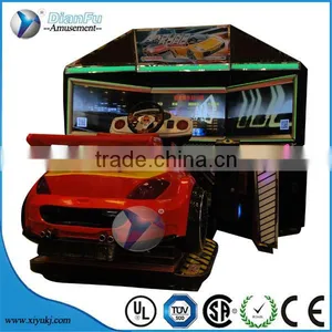 Dynamic Car Racing Simulator/42 Inch LCD 3 Screens Outrun Real Driving 3D Video Car Racing Game Machine thumbnail-1