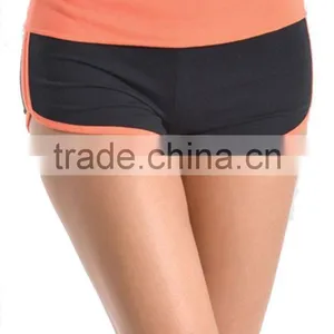 Bulk Buy Clothing Cheap Wholesale Summer Hot Shorts Two Tone Contrast Color Dolphin Shorts For Ladies Athletic Beach Wear thumbnail-3