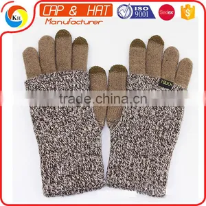 Fashion Multifunction Knitted Winter Screen Touch Gloves for Smartphones Two-piece Suit thumbnail-2