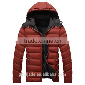 Wholesale 2016 Winter Cotton-padded Black Yellow Sports Down Jackets For Winters Men thumbnail-4