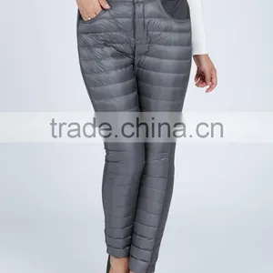 American Market Gray Women Down Pants for Winter thumbnail-2