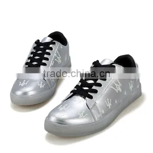 High Quality Fashion Fluorescence Casual Shoes Sample for Men, Adults Fluorescence Skateboard Shoes Casual for Male From China thumbnail-5