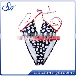 2015 Hot Selling High Quality Sexy Designer Bikinis Swimwear Models for Womens thumbnail-1