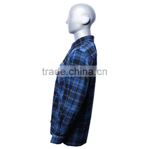 2016 Hot Sale Oem Service Menprinting Plaids Long Style Polar Fleece Jacket thumbnail-2