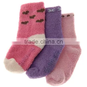 Children Microfiber 100% Polyester Socks thumbnail-1