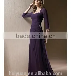 Purple Simple Prom Dresses thumbnail-1